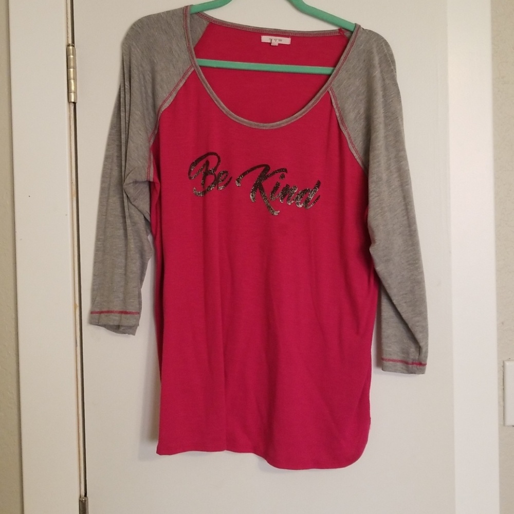 Be Kind 3/4 sleeve shirt